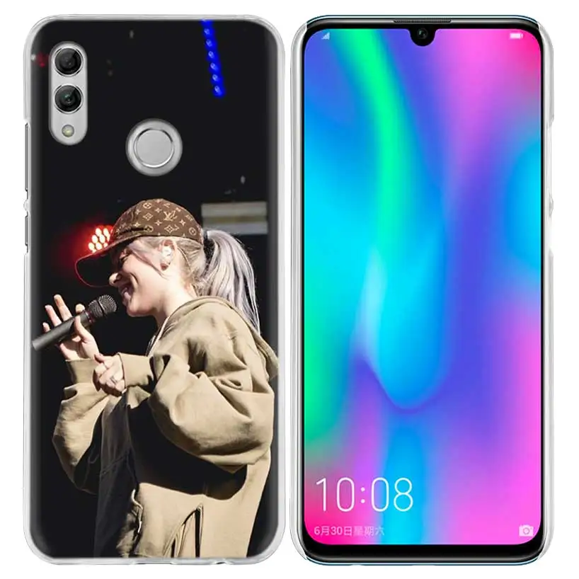 10 Чехол Billie Eilish Music Singer для Huawei Honor 8X Y9 9 10 Lite Play 8C 8S 8A Pro V20 20i 10i Y6 Y7 жесткий чехол для телефона из ПК - Цвет: 10
