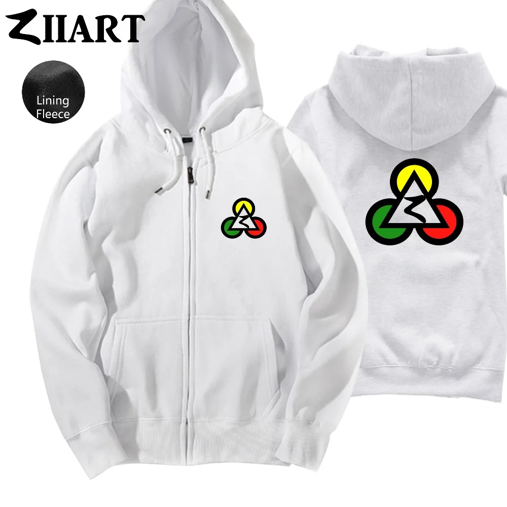 Куртка ZIIART Мужская Флисовая с капюшоном клубный пирамиды Египта Ямайки регги
