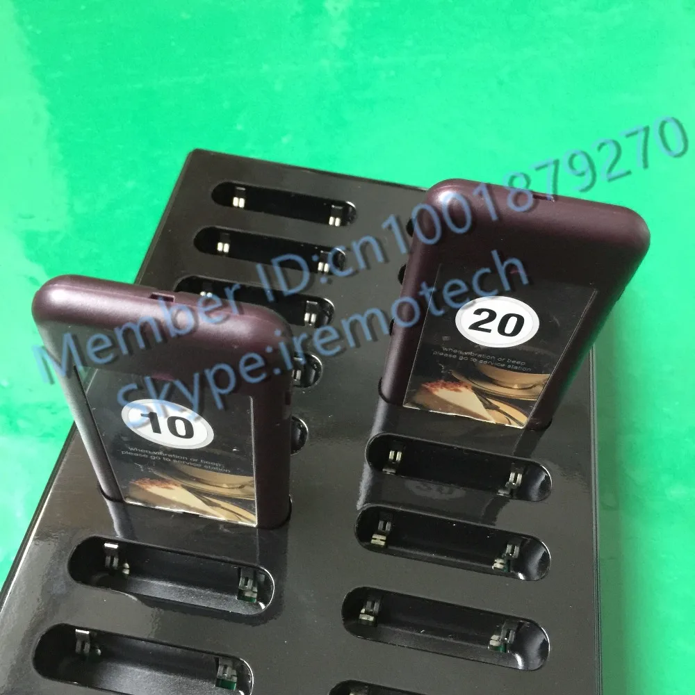 Вибрации и зуммер беспроводной вызова приемник Очереди беспроводная система