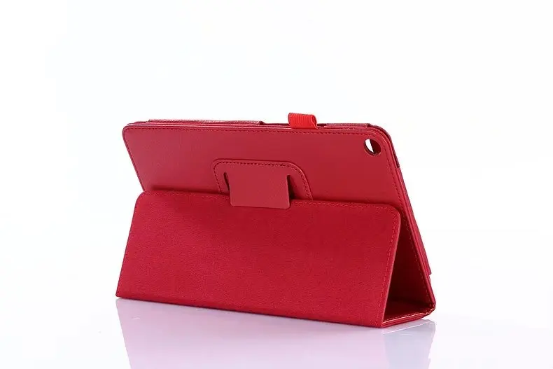 Чехол книжка из искусственной кожи с зернистой фактурой для Huawei MediaPad T3 8 0 дюйма