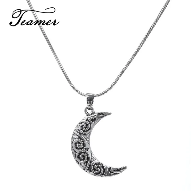 Подвеска цепочка змейка Teamer Moon ожерелье для женщин и мужчин ювелирные изделия