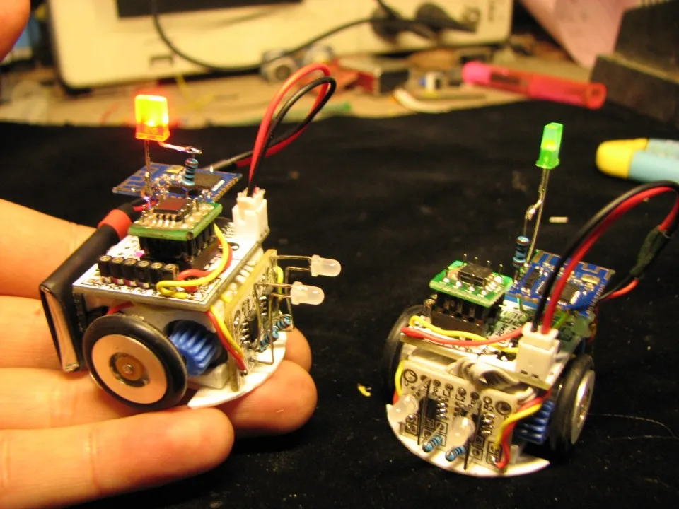 DIY мини-робот DIY наборы andriod Bluetooth 4,0 RC паяльные наборы электронный diy Набор робот набор для сборки
