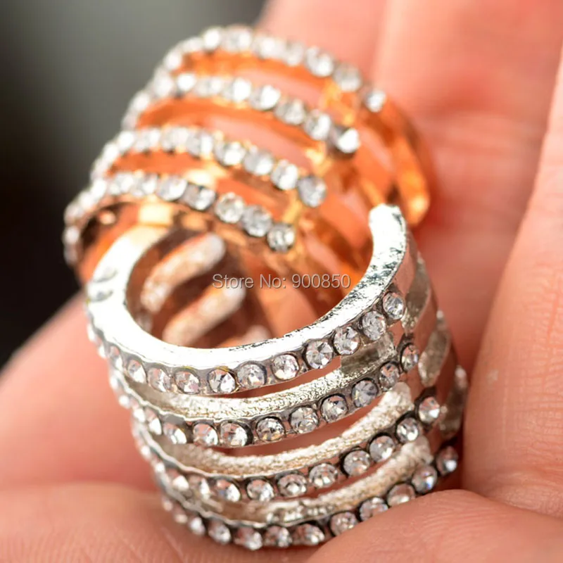 1 шт. Новые Модные Винтажные кольца в стиле панк Ретро Простой полый цветок