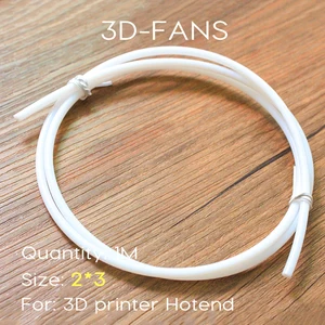 1 м PTFE трубка для J-head hotend RepRap Rostock Bowden горло экструдера нить ID 2 мм OD 3 мм 2x3 мм