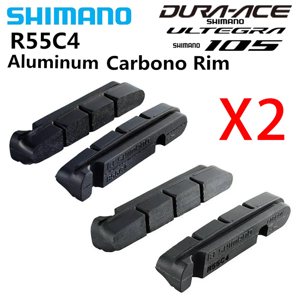 SHIMANO R55C4 v тормозные колодки для шоссейного велосипеда/диски из алюминиевого