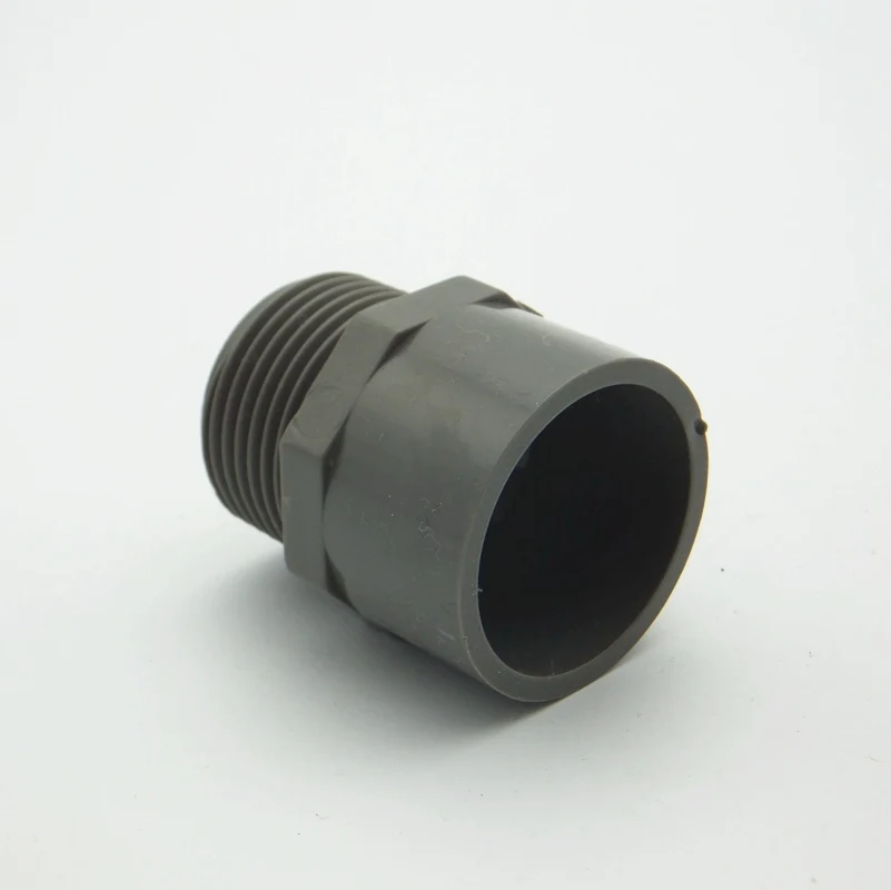 50 мм ID x 1-1/2 &quotBSP папа ПВХ труба Соединительная адаптер соединитель воды для
