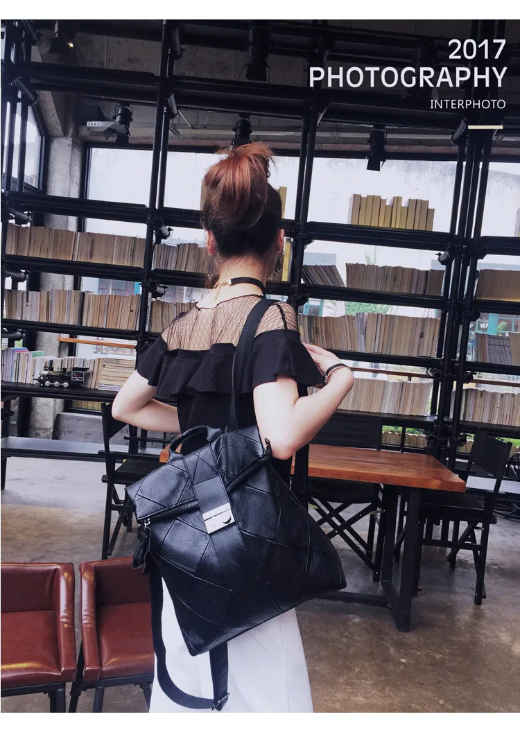 Softback натуральная кожа Школьные сумки для девочек-подростков маленький дорожный рюкзак сумка пакет мягкая ручка черный