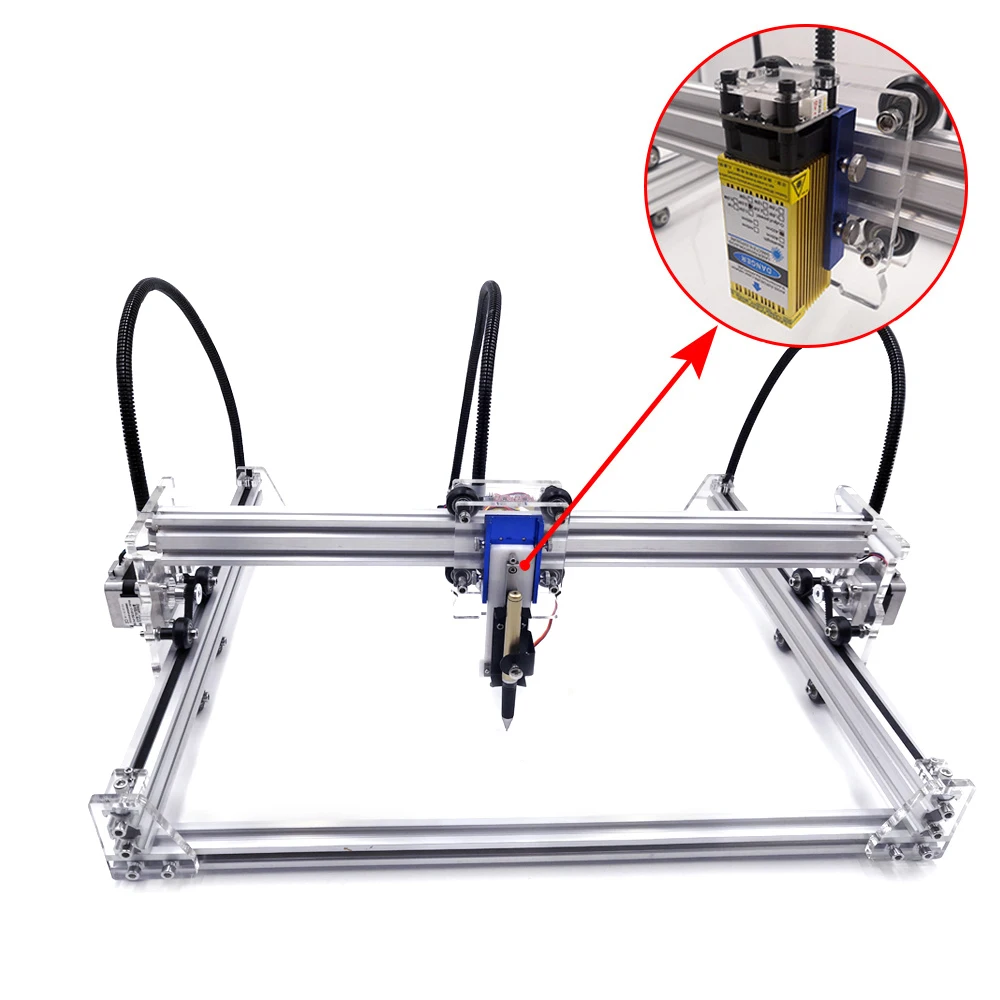 Станок для лазерной гравировки A3 PRO гравировальный станок с ЧПУ Поддержка Windows
