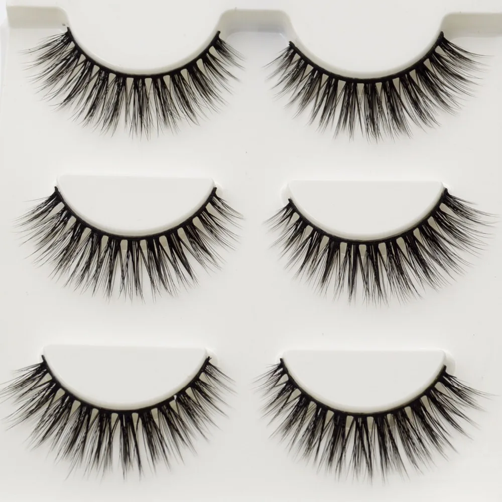 Искусственные светлые мерные ресницы Visofree конические среднего объема Lashes11 стили
