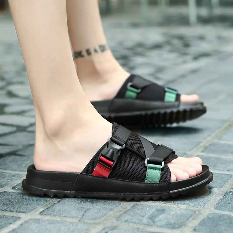 Мужские летние тапочки BAIDLY пляжные массажные сланцы мужские Тапочки|Тапочки| |