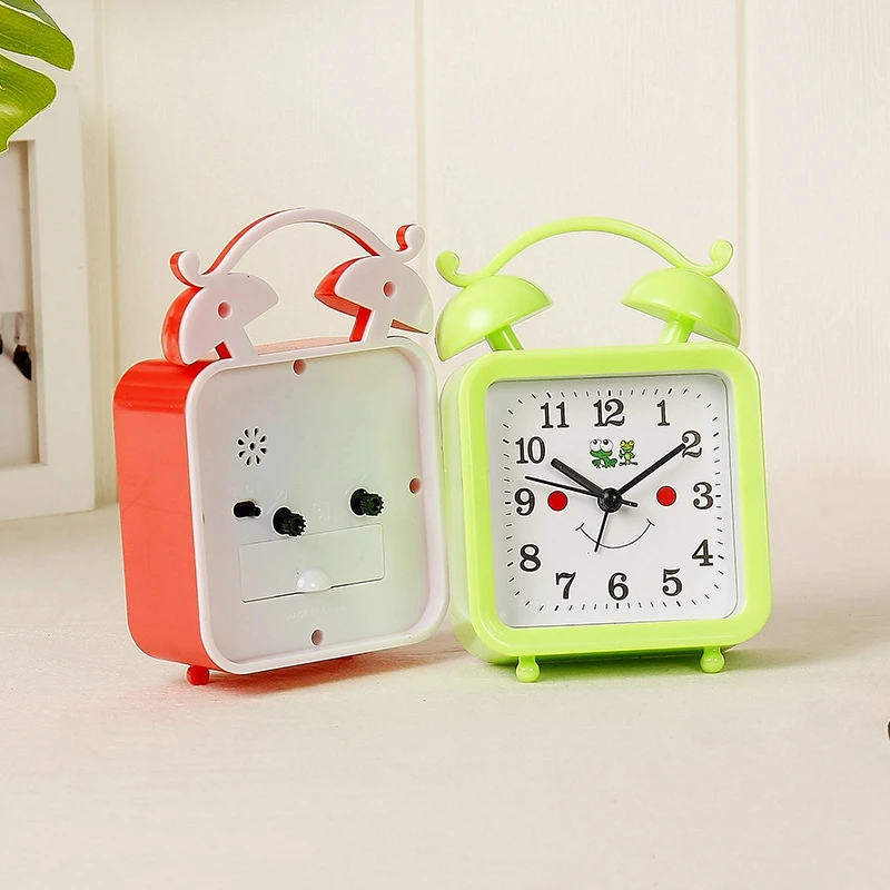 Современные креативные квадратные домашние часы будильник Детские Настольные