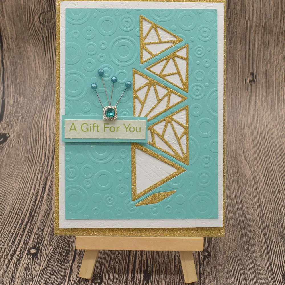 Треугольная рамка металлические режущие штампы для изготовления карт альбом