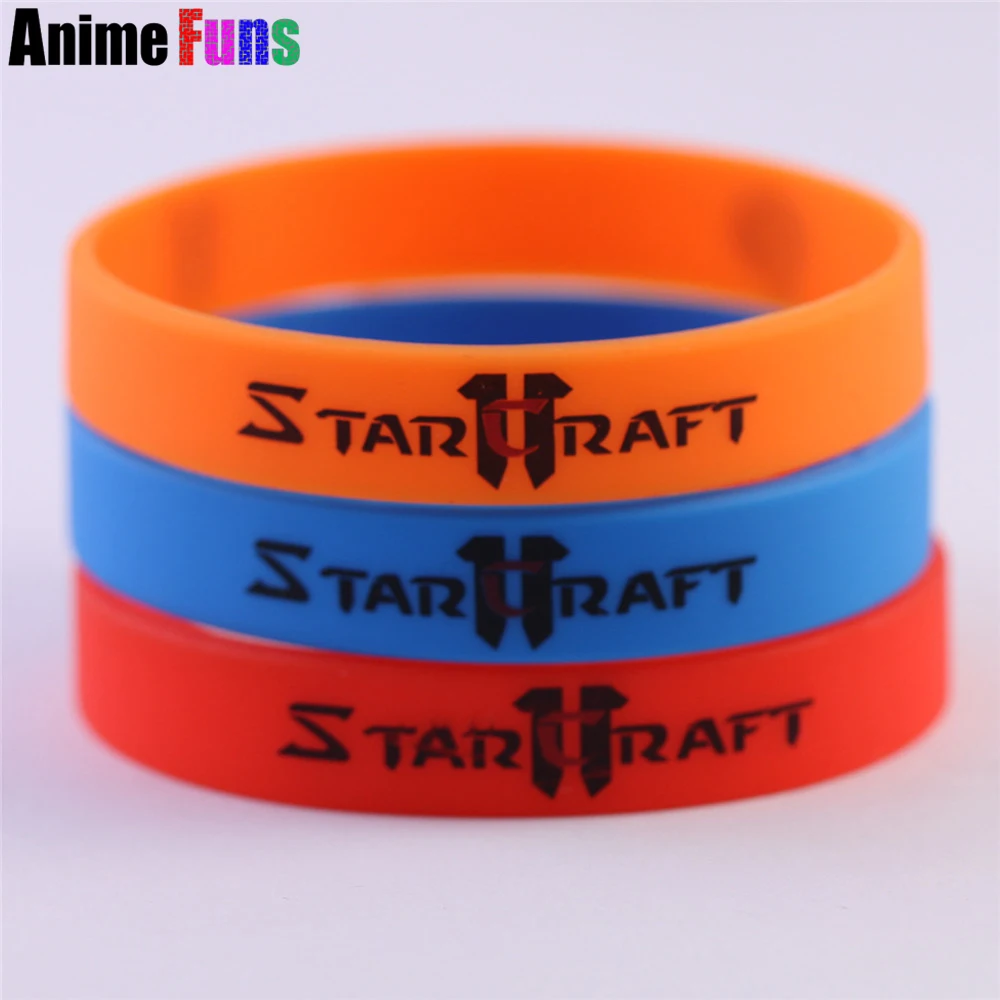 Игра StarCraft II Wings of Liberty логотип силиконовый Terran Protoss Zerg браслеты и браслет Шарм