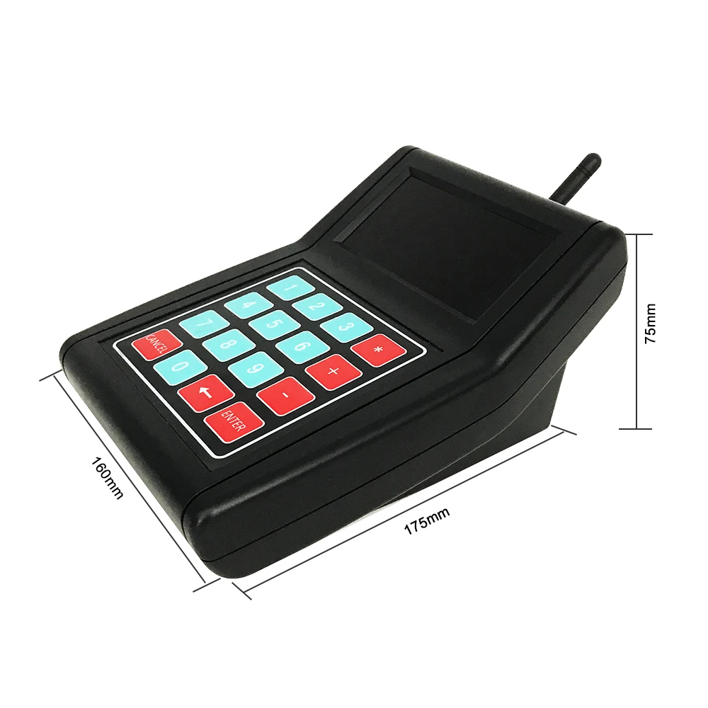

JINGLE BELLS Wireless paging system coaster pager 1 keyboard+30 pagers+3 charger calling systems for restaurant cafe shop salon