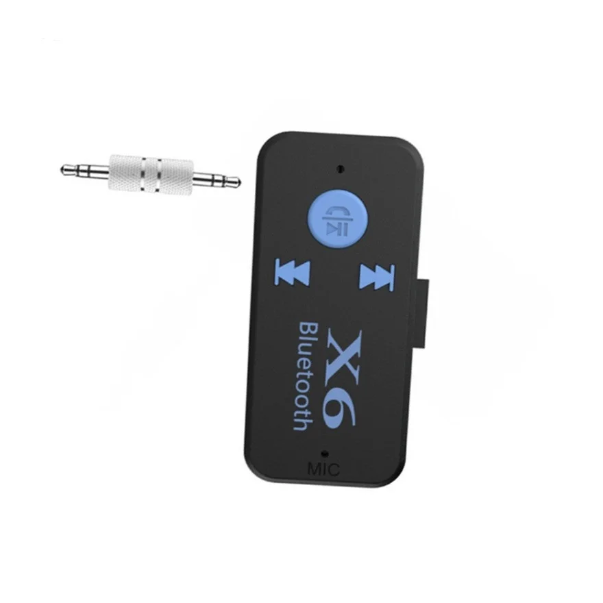 Quevinal X6 4 1 EDR Bluetooth в Aux аудио приемник адаптер 3 5 мм Handsfree Car Kit TF карта