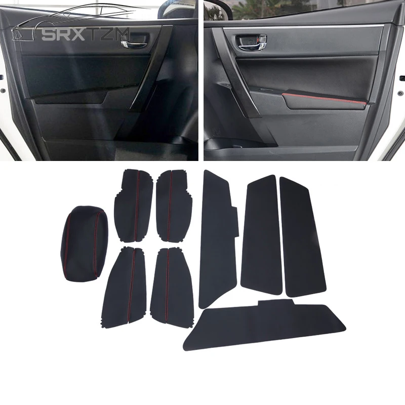 Панель двери SRXTZM для Toyota Corolla 2014 2018 подлокотник крышка поверхности отделка из