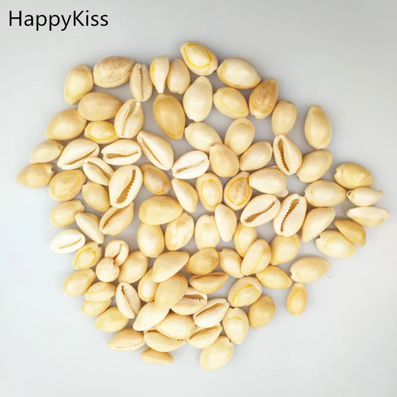 HappyKiss 50 шт. милые бусины из натурального морских ракушек аксессуары для браслетов