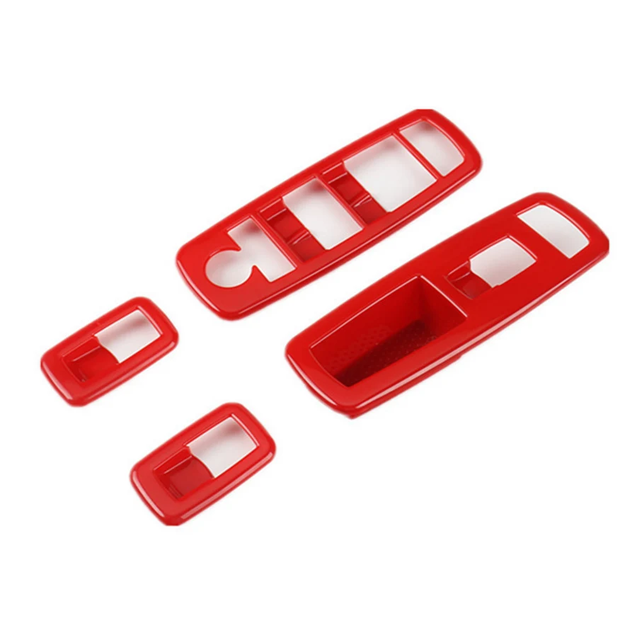 4 шт./компл. кнопки переключения стеклоподъемника декоративная рамка крышка