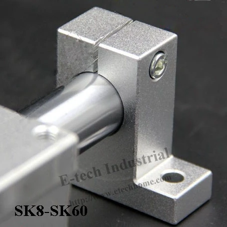 

60mm CNC Linear Rail Support SK60 CNC Linear Shaft Holder Vertical Shaft Support CNC Linear Motion Bracket