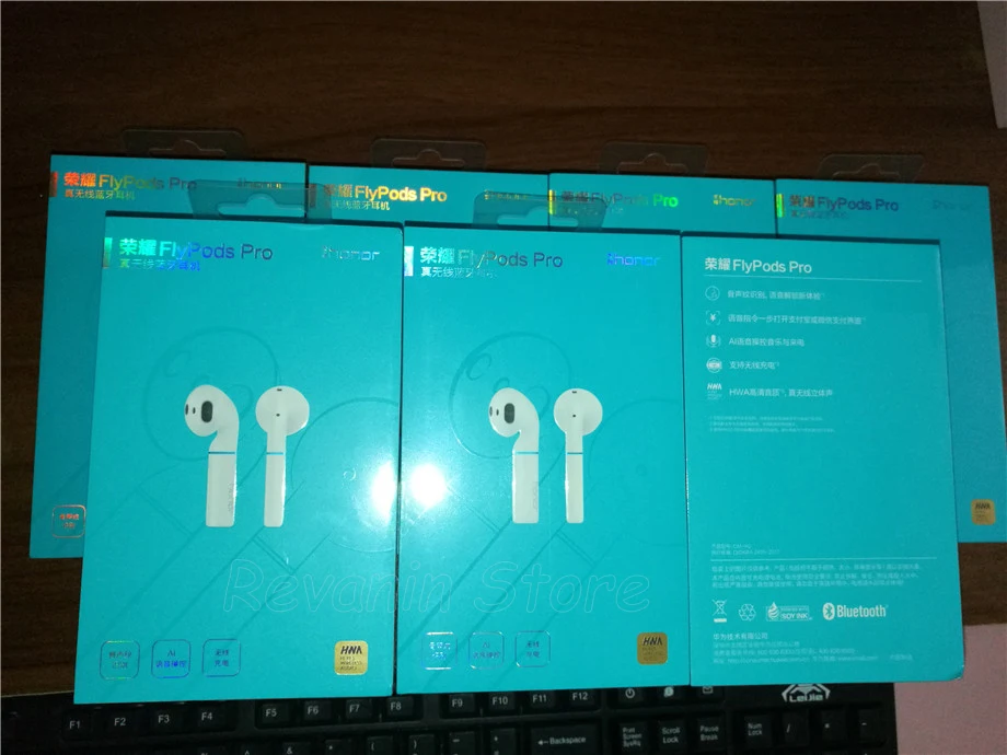 HUAWEI honor FlyPods Pro Bluetooth наушники с шумоподавлением вызова водонепроницаемый Handfree микрофон модная гарнитура