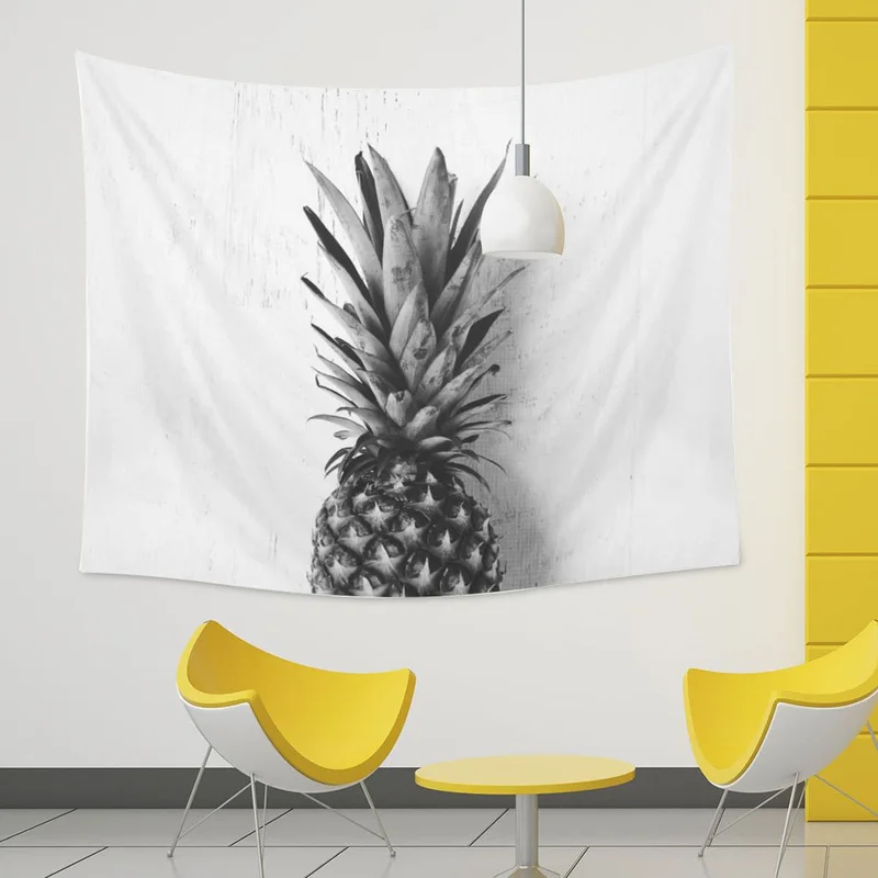 Pineapple Tapestry Mandala Wall Hanging Indian Decor Hippie Tapestries Bohemian Throw | Дом и сад