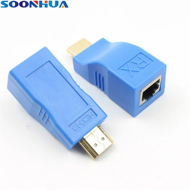 SOONHUA 30 м HDMI расширитель передатчик поддерживается 480i до 1080p 3D DTS цифровой TX RX V1.4