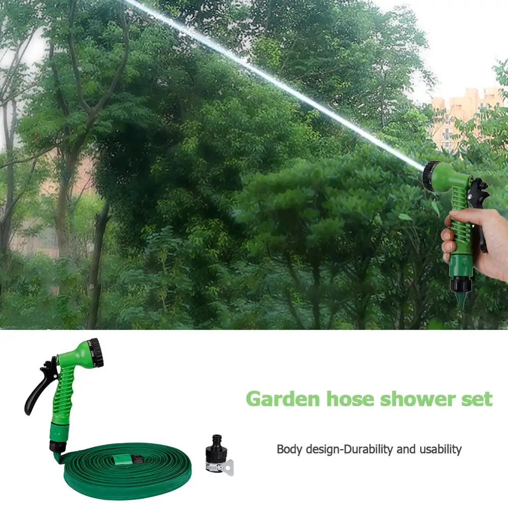 25 100фт расширяемый садовый шланг гибкий для полива автомобильных труб с