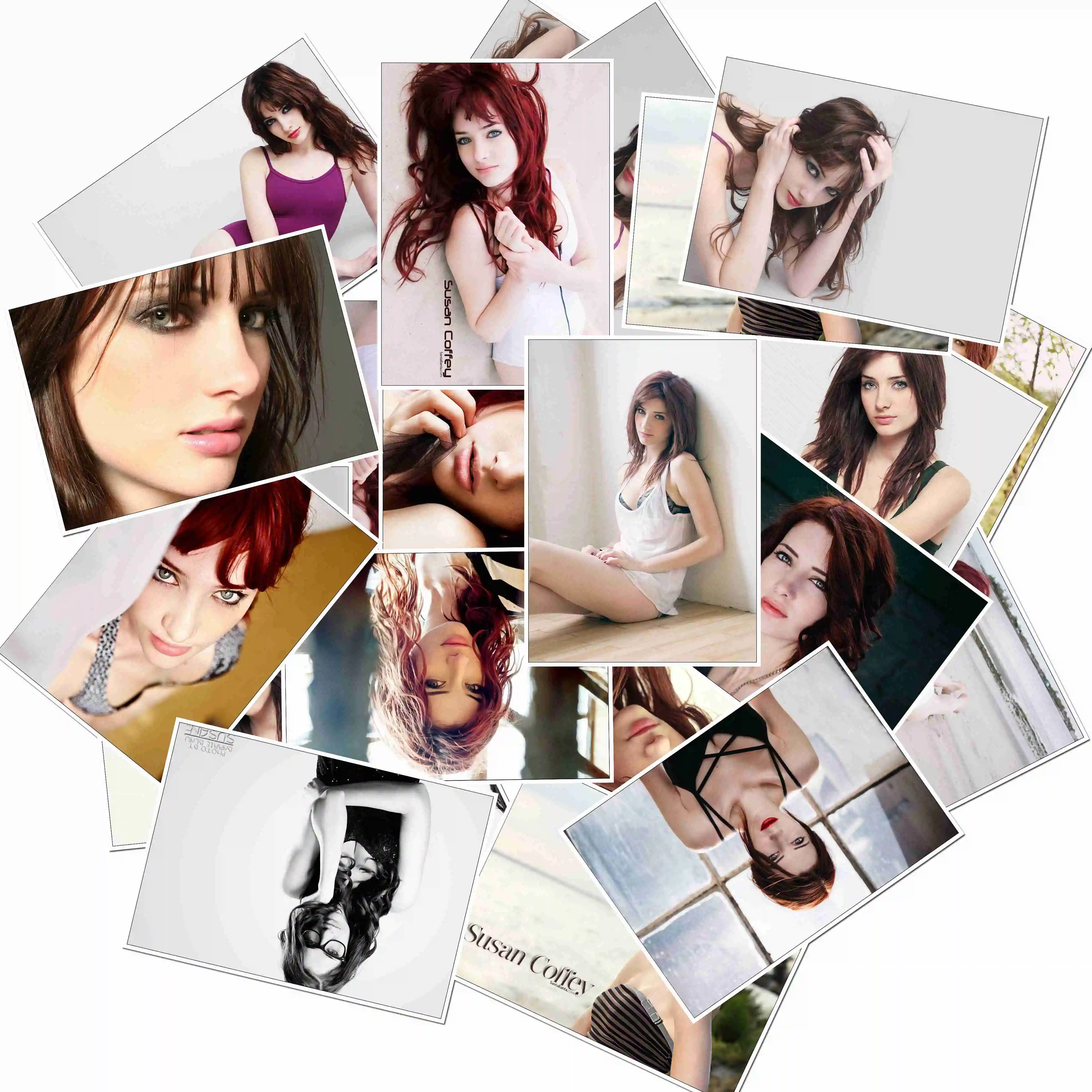 25 шт., сексуальная модная модель susan coffey, водостойкая Солнцезащитная ПВХ наклейка для мотоцикла, грузовика, спальни, багажника, скейтборда, багажа