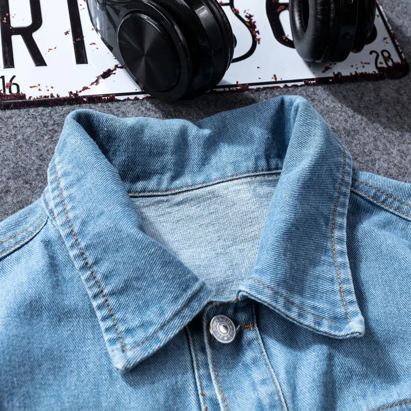 Для Мужчин's высокое качество большой Размеры рваные хлопковые Стиль джинсовая