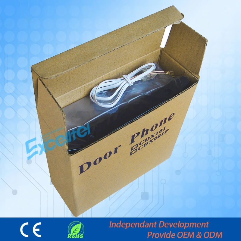 Домофон со встроенной клавиатурой для дверного звонка|system| |