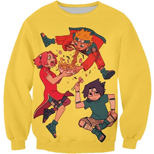 kids sweatshirt PLstar Cosmos Наруто толстовка с капюшоном детская одежда г. летние рубашки толстовки для мальчиков с Аниме Узумаки Наруто 3D толстовки пуловер с круглым вырезом - Цвет: kids sweatshirt