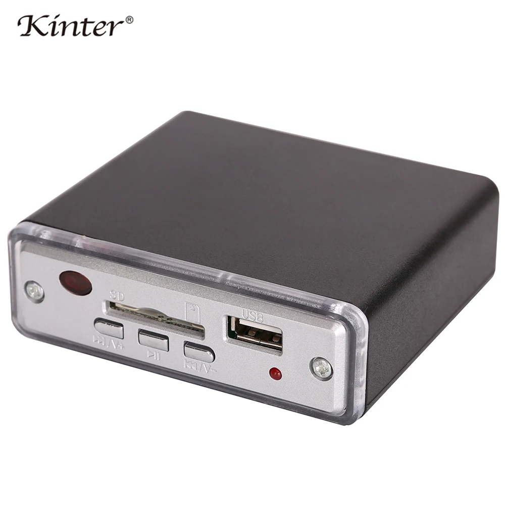 Kinter A2 мини Предварительный усилитель аудио и динамик плеер играть стерео звук