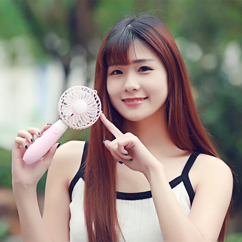 TUANSING ручной/настольный вентилятор портативный USB Перезаряжаемый мини-вентилятор