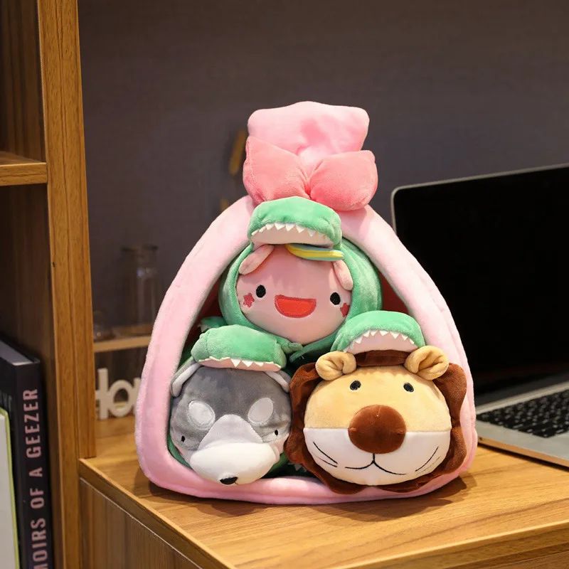 7 35 см Kawaii a nest плюшевые игрушки мягкие куклы из мультфильма Лев милый Единорог Собака Хаски мягкие игрушки свадебные подарки для детей Дети Девочка - Цвет: 7