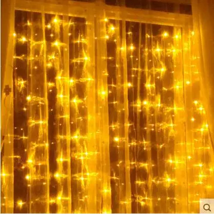 Новогодняя гирлянда 8 х3 м светодиодные Рождественские огни уличные