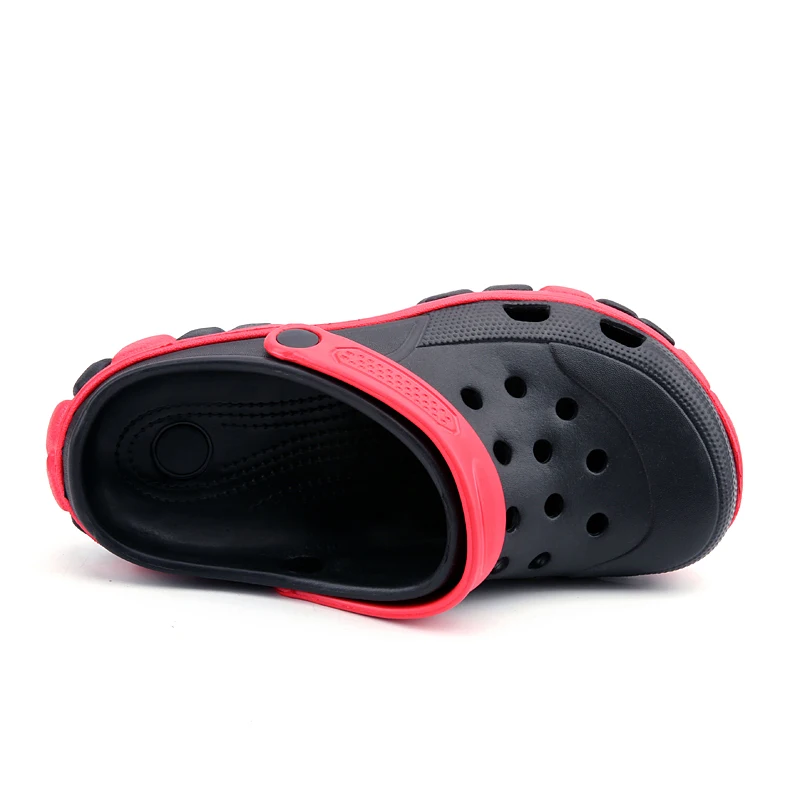 Мужские сандалии с отверстиями DUDELI светло коричневые пляжные дышащие закрытым