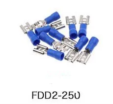 100 шт. 12-10AWG желтая Изолированная Лопата обжимной провод Кабельный соединитель Соединительный терминал мужской/женский комплект изолированный Лопата соединители