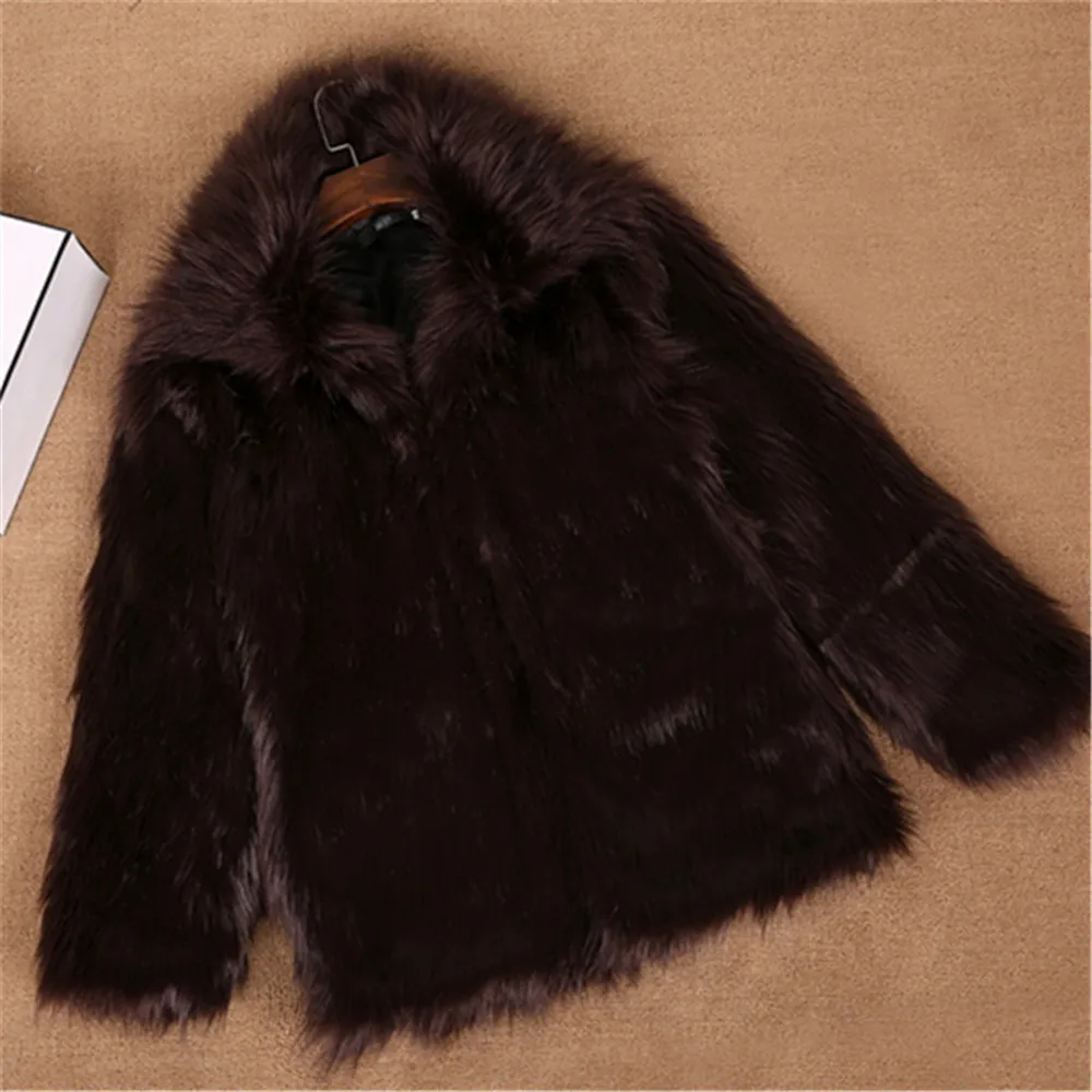 GOPLUS 2019 зимняя модная мужская куртка из искусственного меха толстые теплые куртки