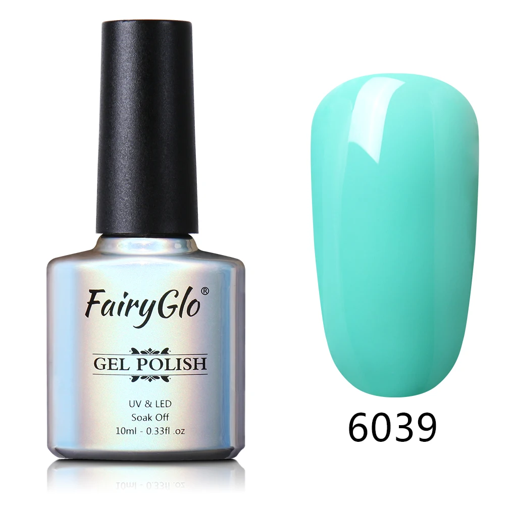 6039 FairyGlo 10 мл 3 в 1 гель для ногтей длинный последний УФ-гель для ногтей один шаг Гибридный гель лак не нужно базовое верхнее покрытие лаковый гель - Цвет: 6039