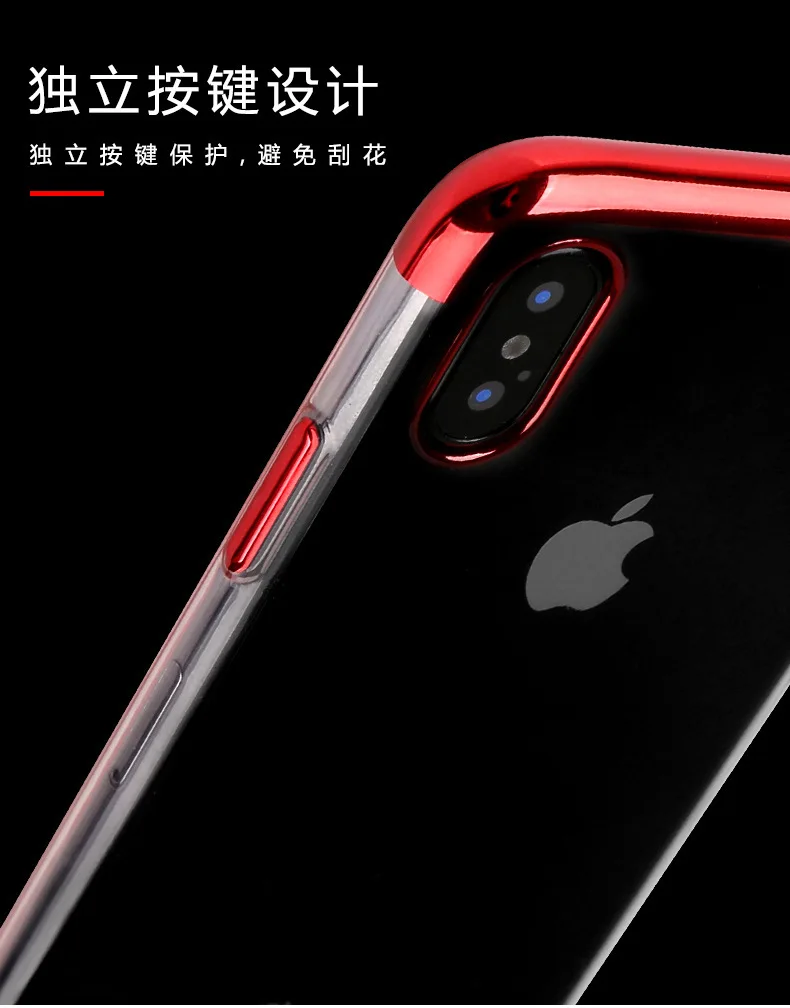 Разноцветный чехол для iPhone XS MAX 6 6s 7 8 Plus X Filminess цветной чехол для телефона Прозрачный Роскошный чехол