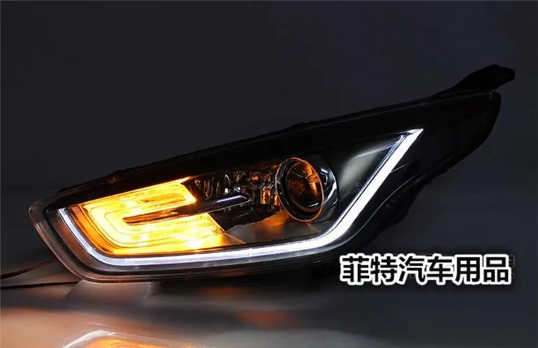 Фетт света для Ford Escort светодиодные полосы фара 2013 2015 год|light for|ford escort lightslight led |