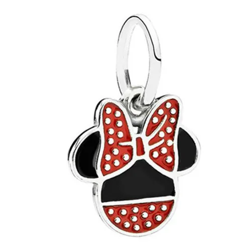 Новая мода цветок дельфин лошадь Микки Маус эмалированные Бусины Подходят