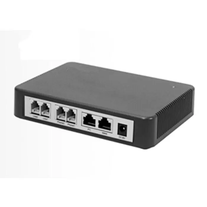 Newrock 2 FXO шлюз SIP voip телефонии аналоговый VoIP адаптер. Звездочка Elastix совместимы ATA