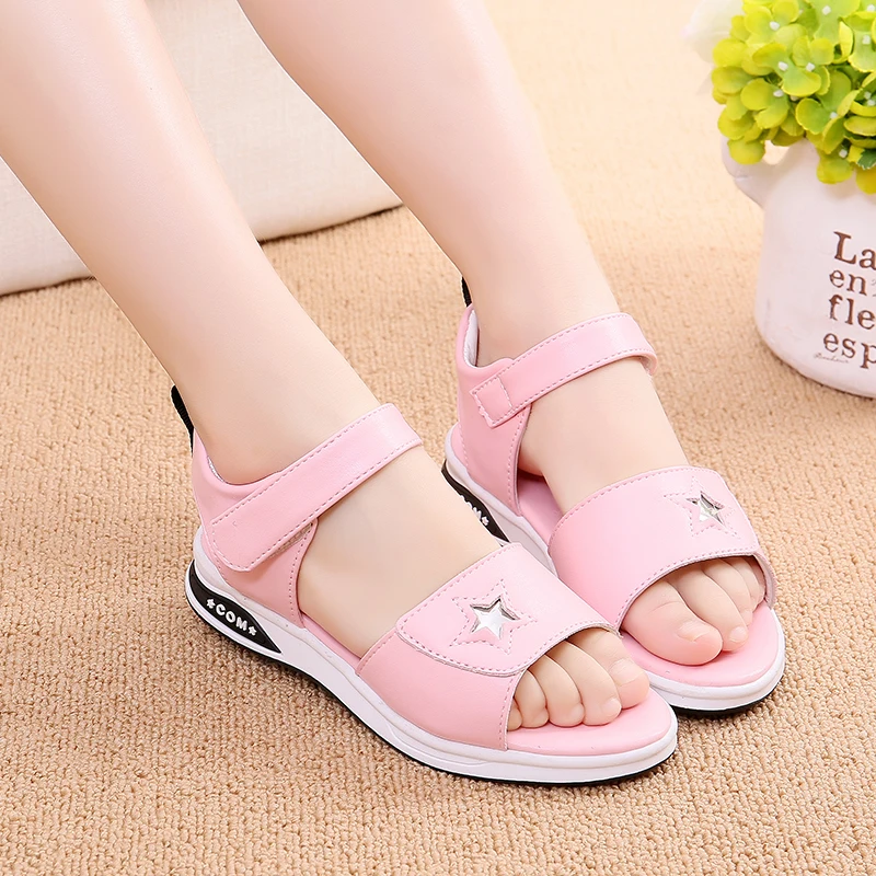 CUZULLAA/Летняя обувь для девочек босоножки детей пляжные сандалии платье принцессы