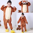 Пижама-комбинезон Детская в виде обезьянки и летучей мыши, пижама с супергероями, пантерами, костюм для косплевечерние, зимняя одежда для сна для мальчиков и девочек