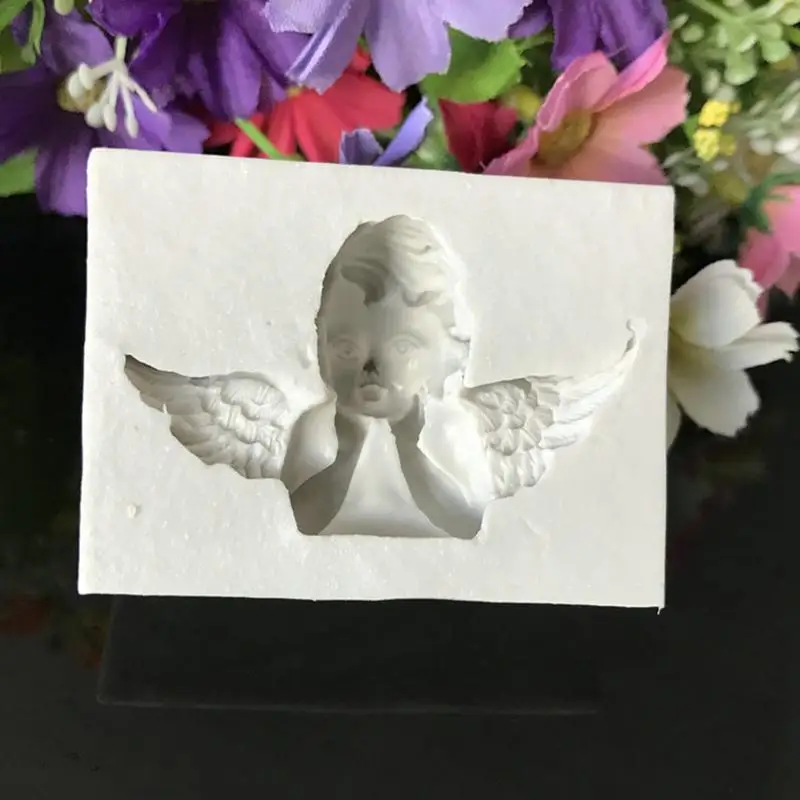 3D мультфильм форма Ангел помадка силиконовая для отделки DIY торт приборы