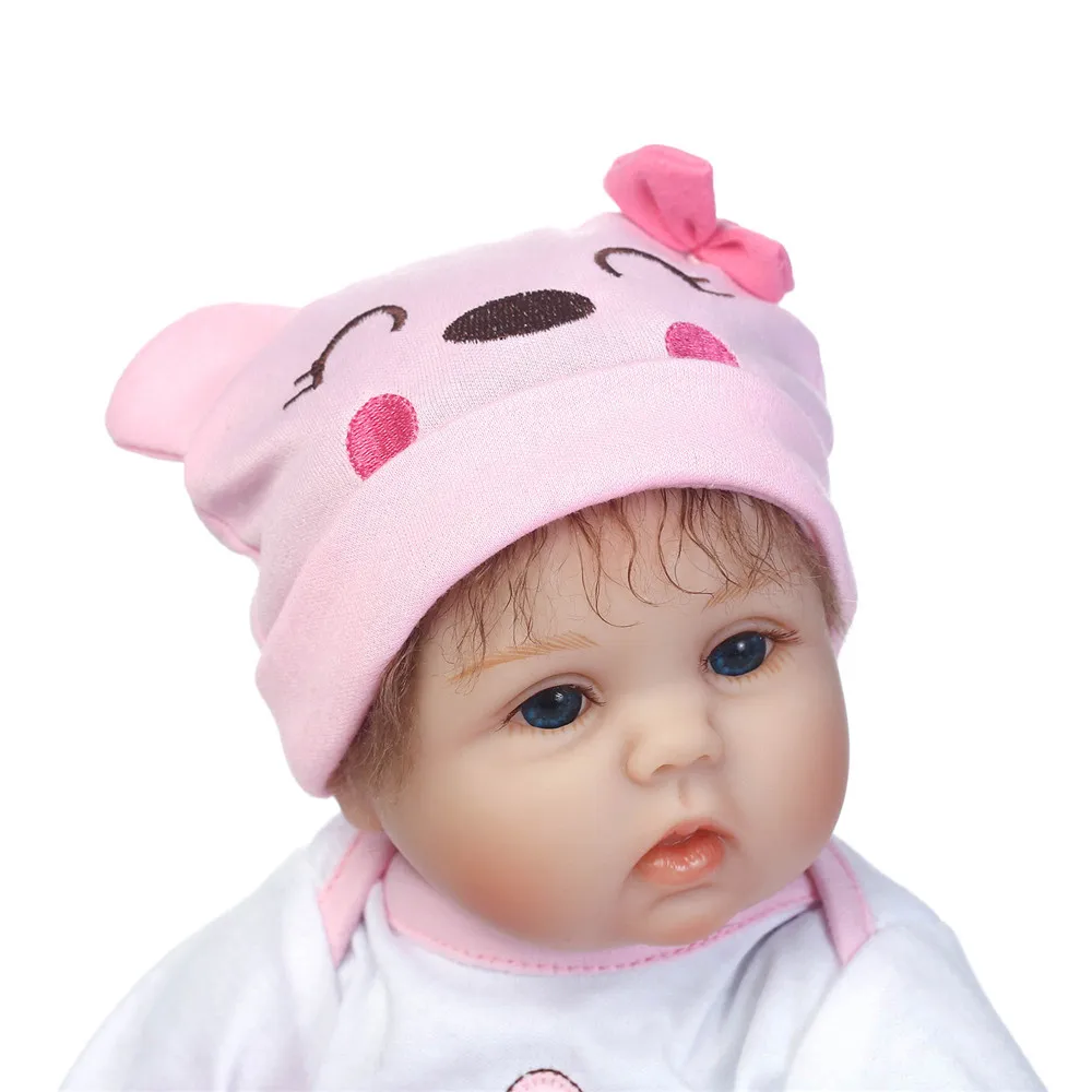 Реалистичная 42 см16 &quotbebe мягкая силиконовая кукла для новорожденных игрушки