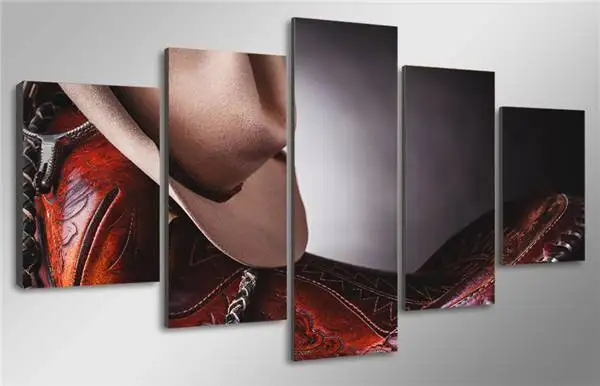 Hd с седло кожаная шляпа живопись на холсте Декор печать плакат картина холст