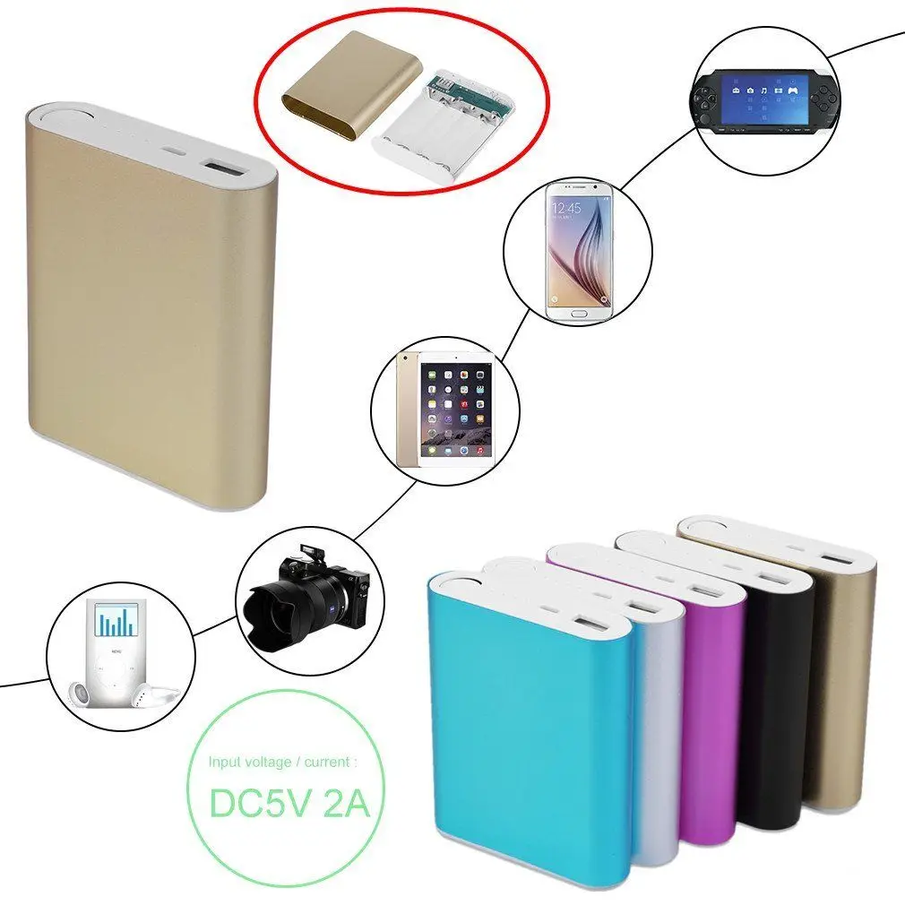 GTF 10400mAh DIY Power Bank чехол Box системная плата для 4*18650 батареи GZ чехол|power bank case box|powerful