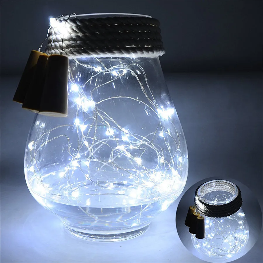 BEIAIDI 10 шт./лот 1 м 10LED медный провод на солнечных батареях светодиодная струнная